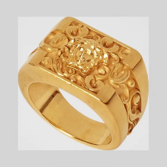 Versace  西部风情美杜莎戒指 DG57917-DJMT_D00H