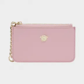 范思哲/Versace 美杜莎头像真皮钥匙包 - 粉 钥匙挂件 DP3F534-DVITX_DPROC