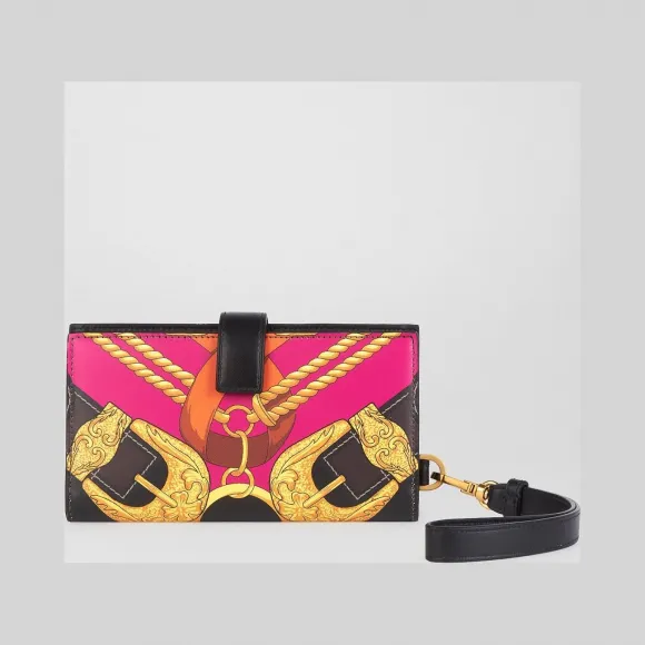 Versace  Barocco Rodeo印花手机包 DP3H337-D5VSC_DNM1T