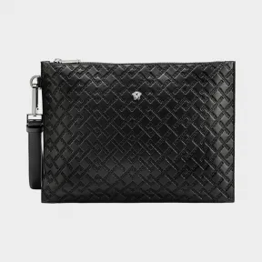 范思哲/Versace 希腊回纹压花大号手拿包 DP85102-DVBRF_D41E