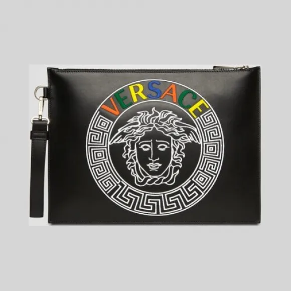 范思哲/Versace 彩色美杜莎Logo小袋 DP85102-DVT7L_KNMP