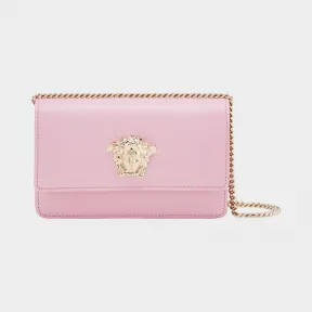 范思哲/Versace 美杜莎头像真皮晚宴包 - 粉 手拿包 DP8E906-DVITX_DPROC