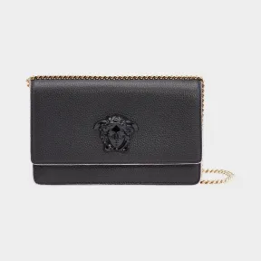 范思哲/Versace 美杜莎头像真皮晚宴包 - 黑色 肩背包 DP8E906-DVTGH_K4RJO