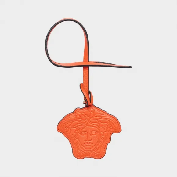 范思哲/Versace 压花美杜莎吊坠 - 红 钥匙挂件 DPMG153-DVITX_DXAOC