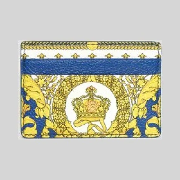 范思哲/Versace Gold Barocco印花卡包 DPN2467-DVTG5_KBMOH