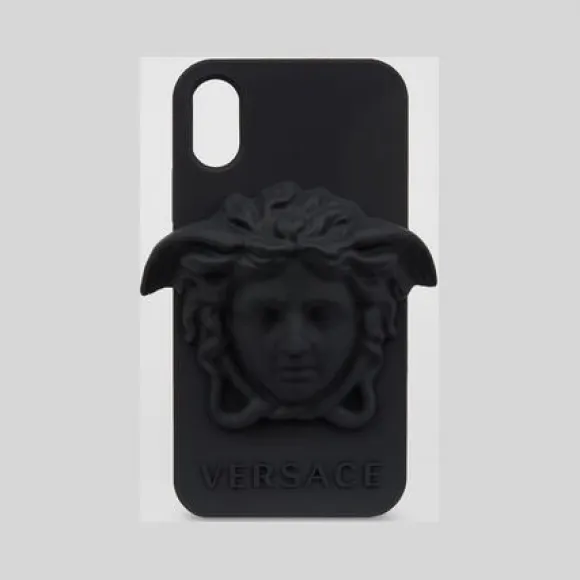 范思哲/Versace 美杜莎iPhone X硅胶手机套 DPY7314M-DPCME_D41