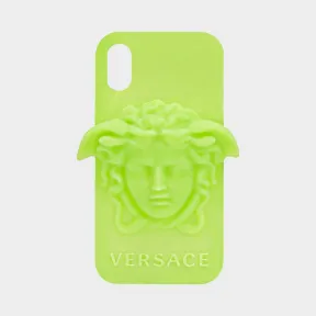 范思哲/Versace 美杜莎iPhone X硅胶手机套 DPY7314M-DPCME_DF4