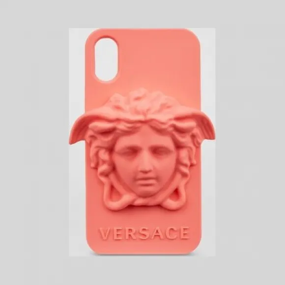 范思哲/Versace 美杜莎iPhone X硅胶手机套 DPY7314M-DPCME_KSA