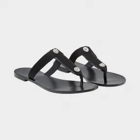 范思哲/Versace 皮革凉鞋 - 黑色 凉鞋 DSR435C-DNSVA_D41P