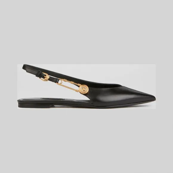 Versace  安全别针平底鞋 DST245C-DVT2P_D41OH