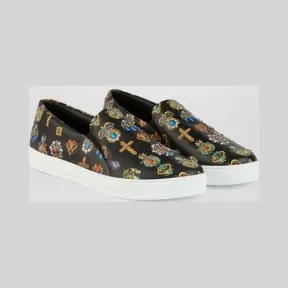 范思哲/Versace Pierres Grandes刺绣Hypnos运动鞋 DSU7313-DVSFOG_D41M