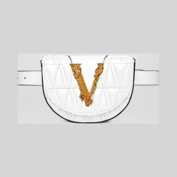 范思哲/Versace Virtus绗缝腰包 DV3G984-DNATR4_K01TP