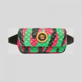 范思哲/Versace Zebra印花绗缝Icon腰包 DV3G986-D2NTSZ_DV9MT
