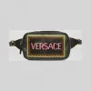 范思哲/Versace 90年代复古风Logo腰包 DV3H033L-DTLSV_DNMOT