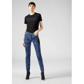 范思哲/Versace Logo Baroque印花牛仔裤 EA1HUB0SP-ESH14K_ELZ6