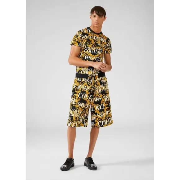 范思哲/Versace Logo Baroque印花短裤 EA4GUA125-ESH600_E899