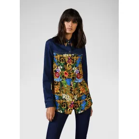 Versace  Tropical Baroque印花衬衫 EB0HVA615-ES0650_E983