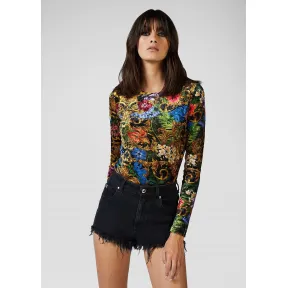 Versace  Tropical Baroque印花长袖上衣 EB2HVA714-ES0664_E983