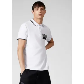 范思哲/Versace Logo贴饰纯棉Polo衫 EB3GUA7P8-E36571_E003