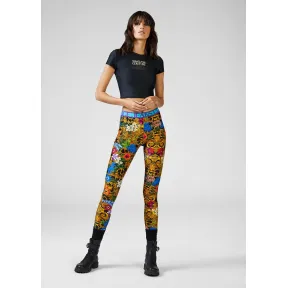 Versace  Tropical Baroque印花打底裤 ED5HVA162-ES0649_E983