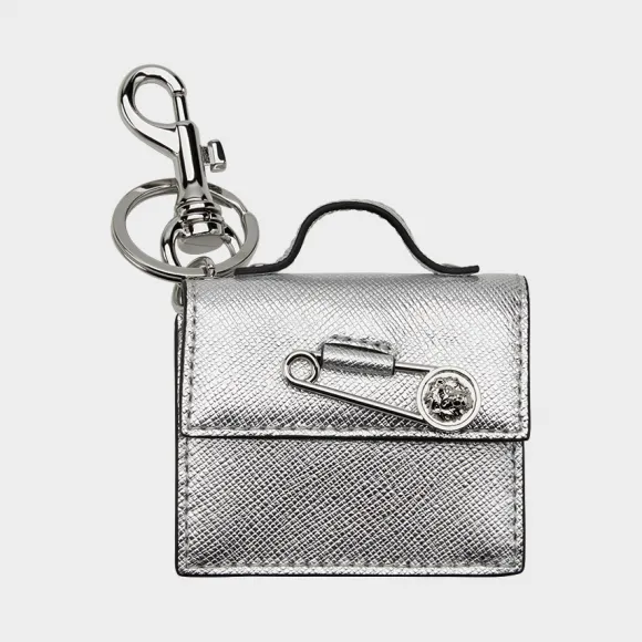 范瑟丝/Versus 安全别针造型纤薄迷你吊坠 - 银 小配饰 FP10026-FVSAL_F920N