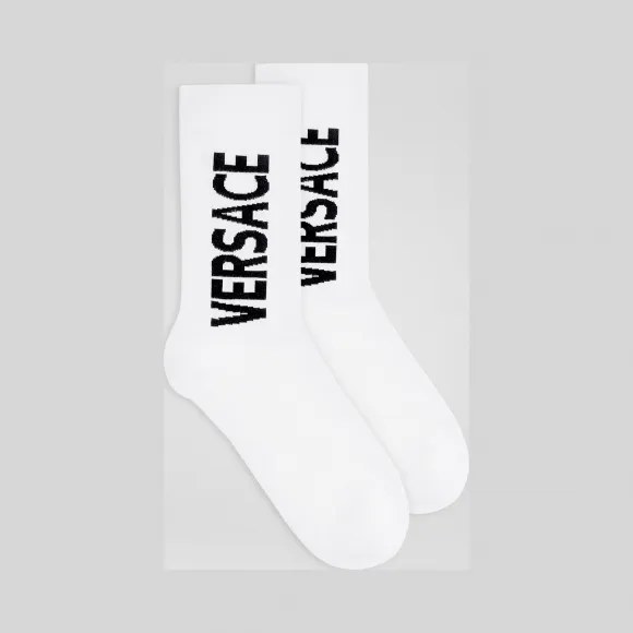 范思哲/Versace Versace Logo短袜 ICZ0003-IK0104_I4D1