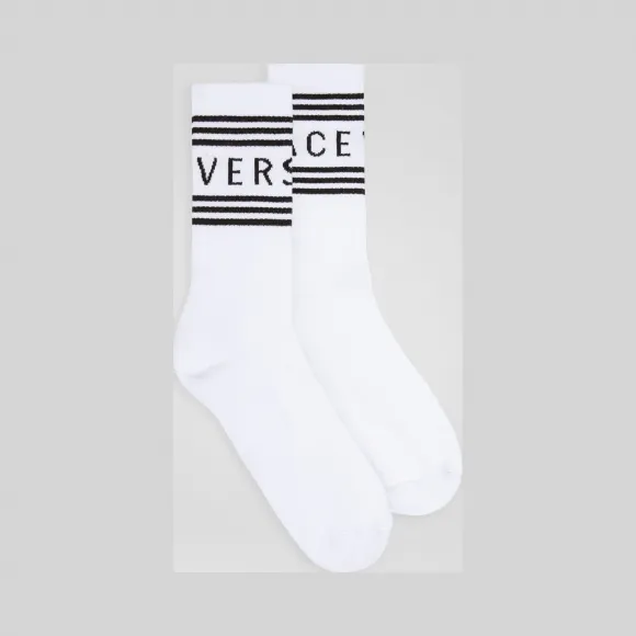 范思哲/Versace 1990年代复古风logo短袜 ICZ0003-IK0203_I401