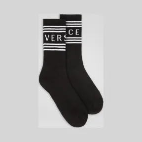 范思哲/Versace 1990年代复古风logo短袜 ICZ0003-IK0203_I464