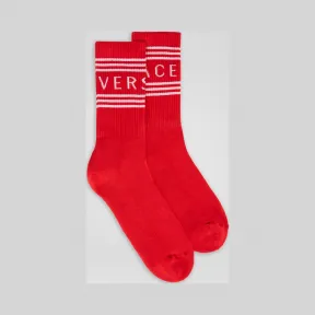 范思哲/Versace 1990年代复古风logo短袜 ICZ0003-IK0203_I4MP