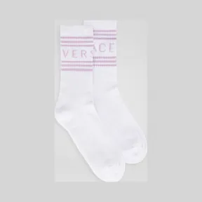 范思哲/Versace 复古风logo短袜 ICZD002-IK0203_I4MN