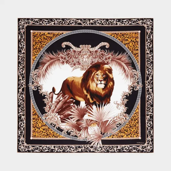 范思哲/Versace 豹纹围巾 - 动物 方巾&围巾 IFO9001-IT00124_I7368