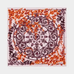 范思哲/Versace Edera 真丝围巾 - 粉 方巾&围巾 IFO9001-IT01127_I7408
