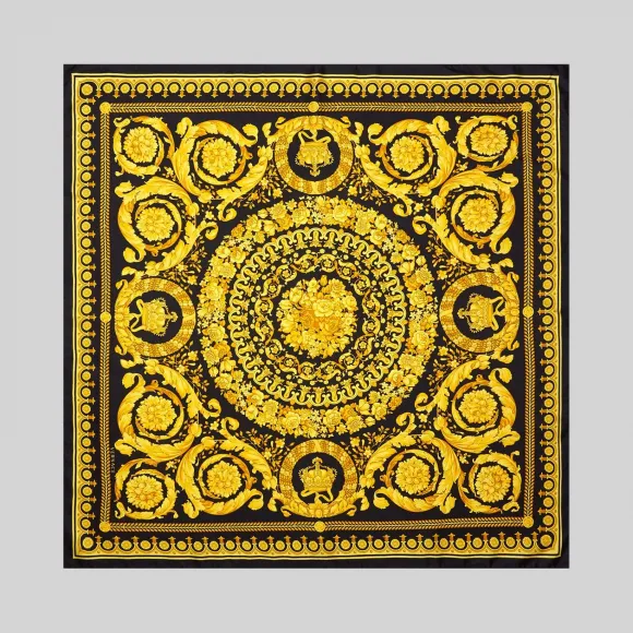 范思哲/Versace Barocco FW'91印花方巾 IFO9001-IT02283_I7900