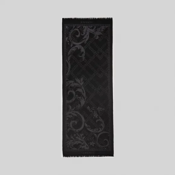 范思哲/Versace Barocco印花围巾 IST7003-IT03431_I4585