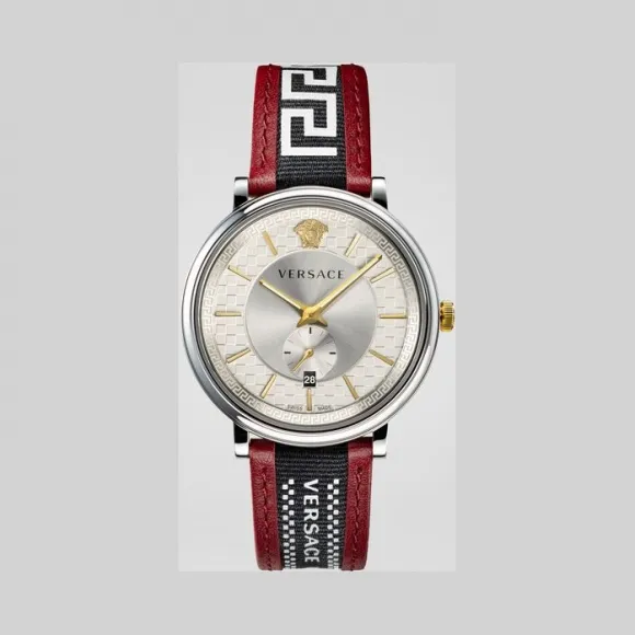 范思哲/Versace 红色V-Circle Greca腕表 PVEBQ013-P0019_PNUL