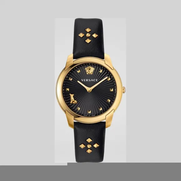 范思哲/Versace 黑色Audrey V腕表 PVELR003-P0019_PNUL