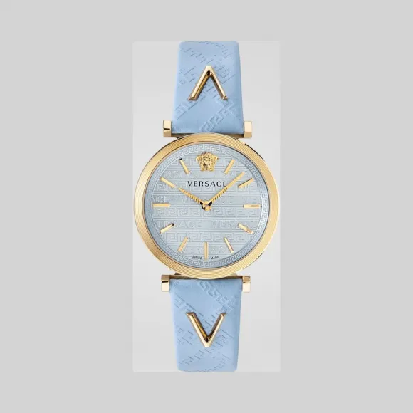 范思哲/Versace 浅蓝色V-Twist腕表 PVELS003-P0019_PNUL