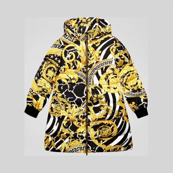 范思哲/Versace Savage Barocco印花羽绒大衣 YC000181-YA00275_YA743
