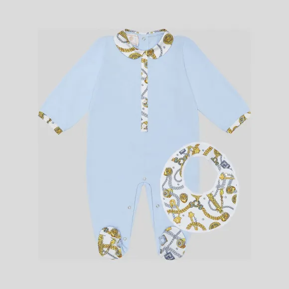 Versace  Jewel印花婴儿套装 YE000115-A232342_A7350