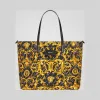 范思哲/Versace  绗缝Barocco Signature印花尿布包 YL000004-YB00281_YSK5