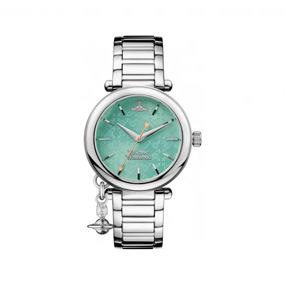 薇薇安·威斯特伍德/Vivienne Westwood Orb 32.00 MM 不锈钢 石英机芯 女表 VV006PGRSL