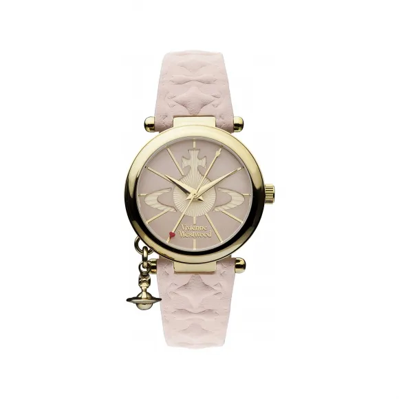 薇薇安·威斯特伍德/Vivienne Westwood AW12 32.00 MM PVD 镀金 石英机芯 女表 VV006PKPK