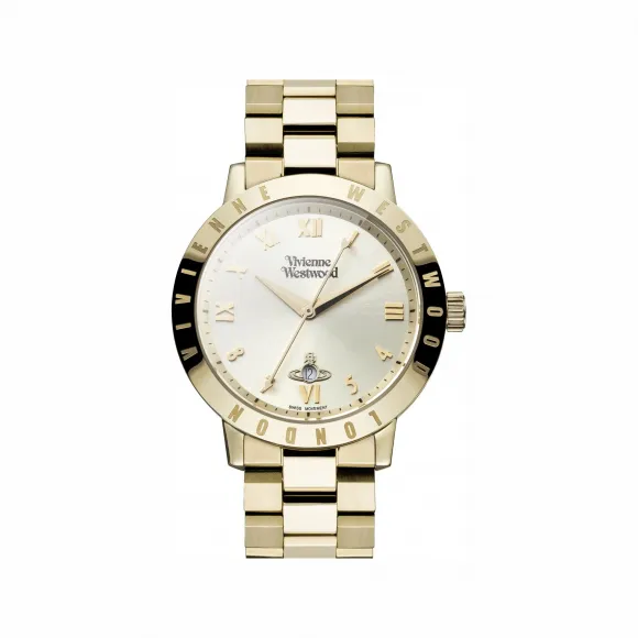 薇薇安·威斯特伍德/Vivienne Westwood SS16 35.00 MM 不锈钢 石英机芯 女表 VV152GDGD