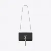 伊夫圣罗兰/Yves Saint laurent Medium KATE tassel satchel in smooth gr