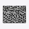 伊夫圣罗兰/Yves Saint laurent  paris豹纹印花皮革信用卡包 3759461UW0E9065