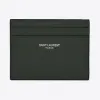 伊夫圣罗兰/Yves Saint laurent saint laurent paris粒面压印皮革信用卡包 375946BTY0N3045