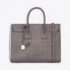 伊夫圣罗兰/Yves Saint laurent Classic Small Sac De Jour Bag in Fog Cr