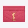 伊夫圣罗兰/Yves Saint laurent monogram粒面压印皮革卡包 423291BOW015526