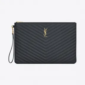 伊夫圣罗兰/Yves Saint laurent MONOGRAM 提花真皮公文包 440222CWU011251