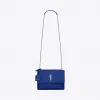 伊夫圣罗兰/Yves Saint laurent Medium SUNSET bag in royal blue leather